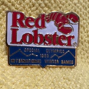 Red Lobster Special Olympics Pin